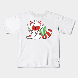 Panda sitting in the Bamboo Kids T-Shirt